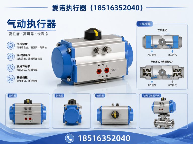 洞头区齿轮齿条执行器展示图